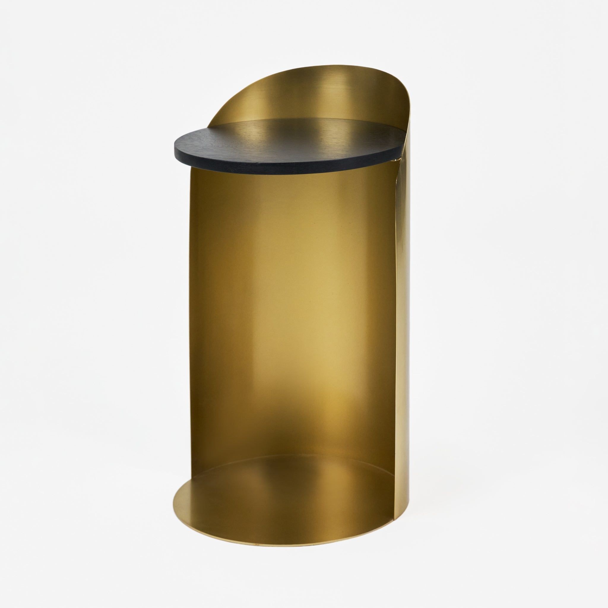 Tia Steel Side Table - Gold - Image 5