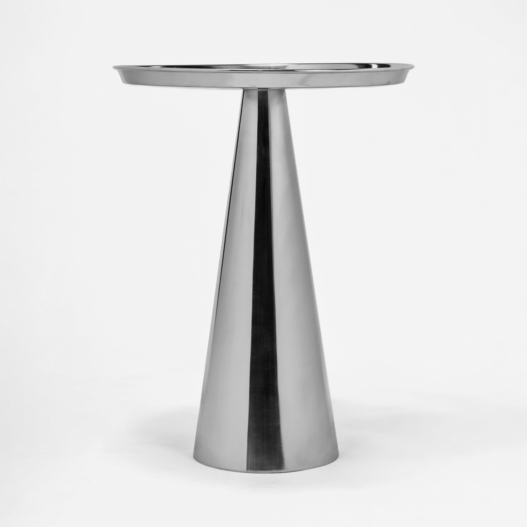Layla Side Table - Silver - Image 5