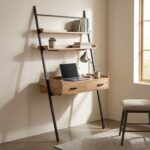 Array Ladder Desk - Natural & Black