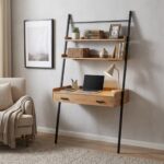 Array Ladder Desk - Natural & Black