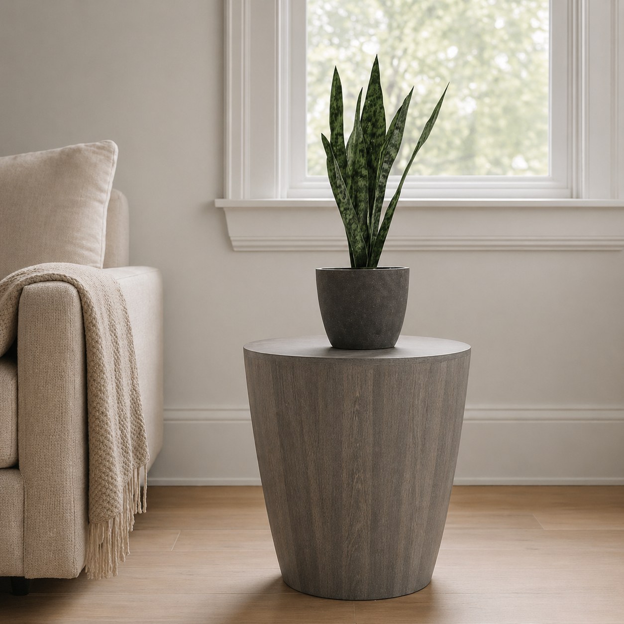 Owen Side Table - Graywash - Image 4