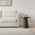 Agnus Side Table - Light Walnut