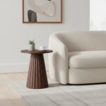 Agnus Side Table - Light Walnut