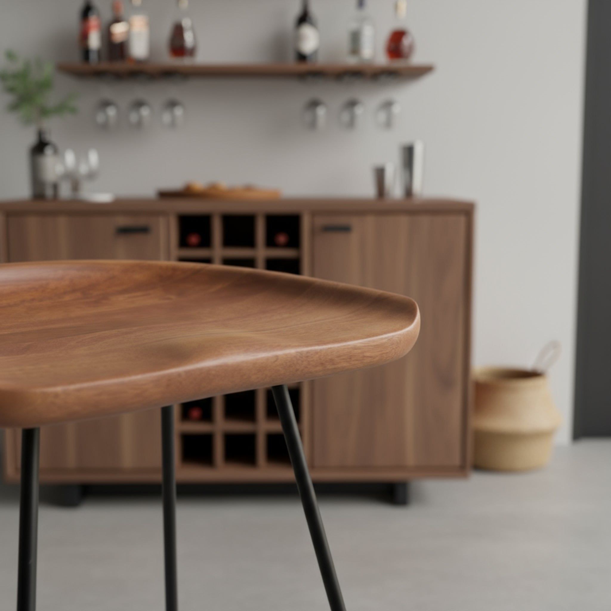 Toby Bar Stool - Walnut - Image 3