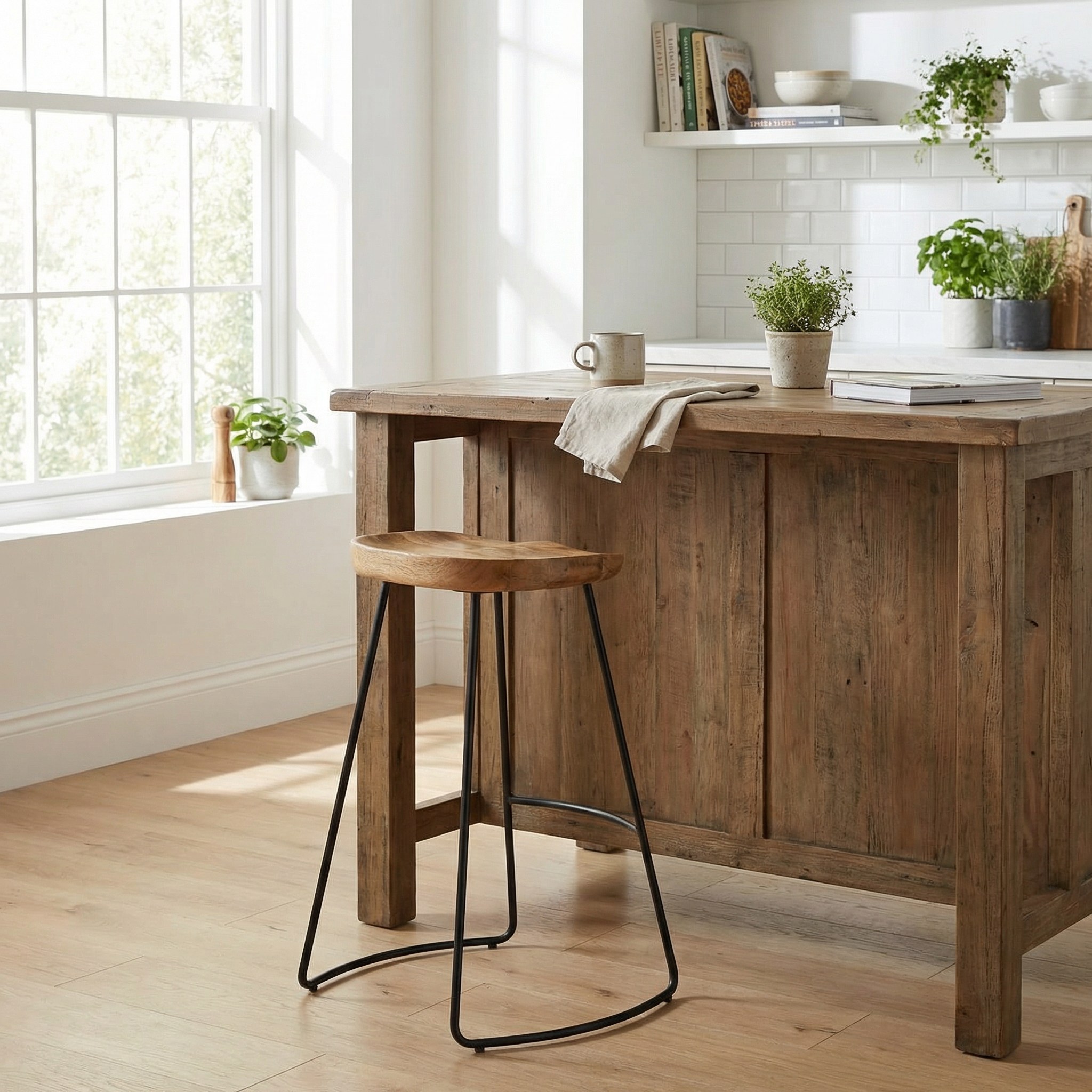 Toby Bar Stool - Natural - Image 2