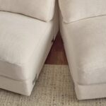Oravique 4-Seater Fabric Left Corner Sofa - Beige