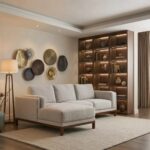 Haverique 3-Seater Fabric Left Corner Sofa - Beige
