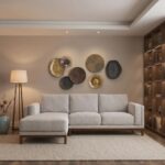 Haverique 3-Seater Fabric Left Corner Sofa - Beige