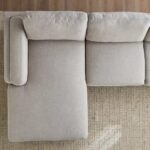 Haverique 3-Seater Fabric Left Corner Sofa - Beige