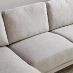 Haverique 3-Seater Fabric Left Corner Sofa - Beige