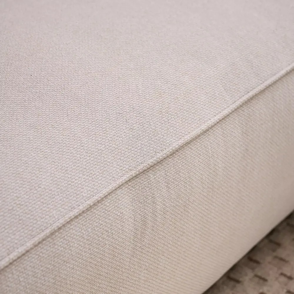 NOVA 4-Seater Fabric Right Corner Sofa - Beige - Image 5