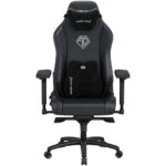 AndaSeat Phantom 3 XL Gaming Chair - PVC Leather, Elegant Black