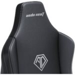 AndaSeat Novis Large Gaming Chair - Premium PVC Leather, Elegant Black
