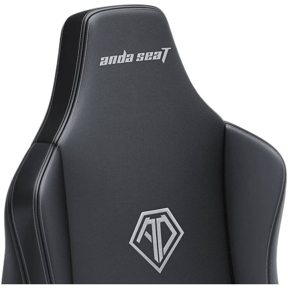 AndaSeat Novis Large Gaming Chair - Premium PVC Leather, Elegant Black - Image 4