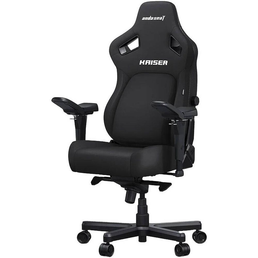 AndaSeat Kaiser 4 XL Gaming Chair - Linen Fabric, Carbon Black - Image 2