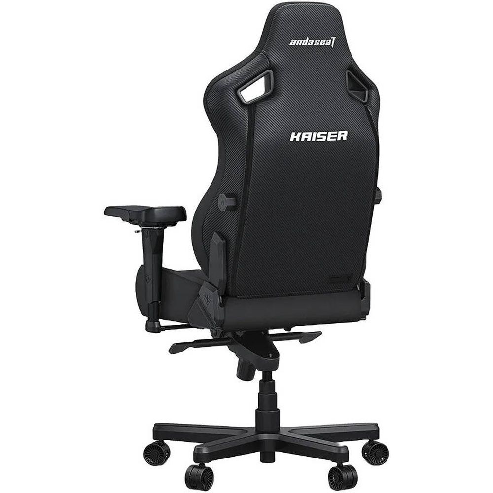 AndaSeat Kaiser 4 XL Gaming Chair - Linen Fabric, Carbon Black - Image 3