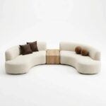 Dune Crescent Modern Modular Sofa - Beige