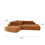 Terra Modular Lounge Sofa - Brown