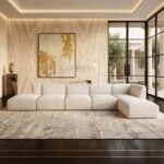 Elara L-shaped sectional sofa - Beige