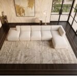 Elara L-shaped sectional sofa - Beige