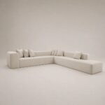 Milano L-shaped Sectional Sofa - Beige