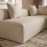 Mira L-Shaped Sofa - Beige