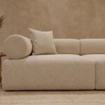Aria L-Shaped Modular Sofa – Beige