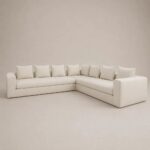Eden L-Shaped Sofa – Beige