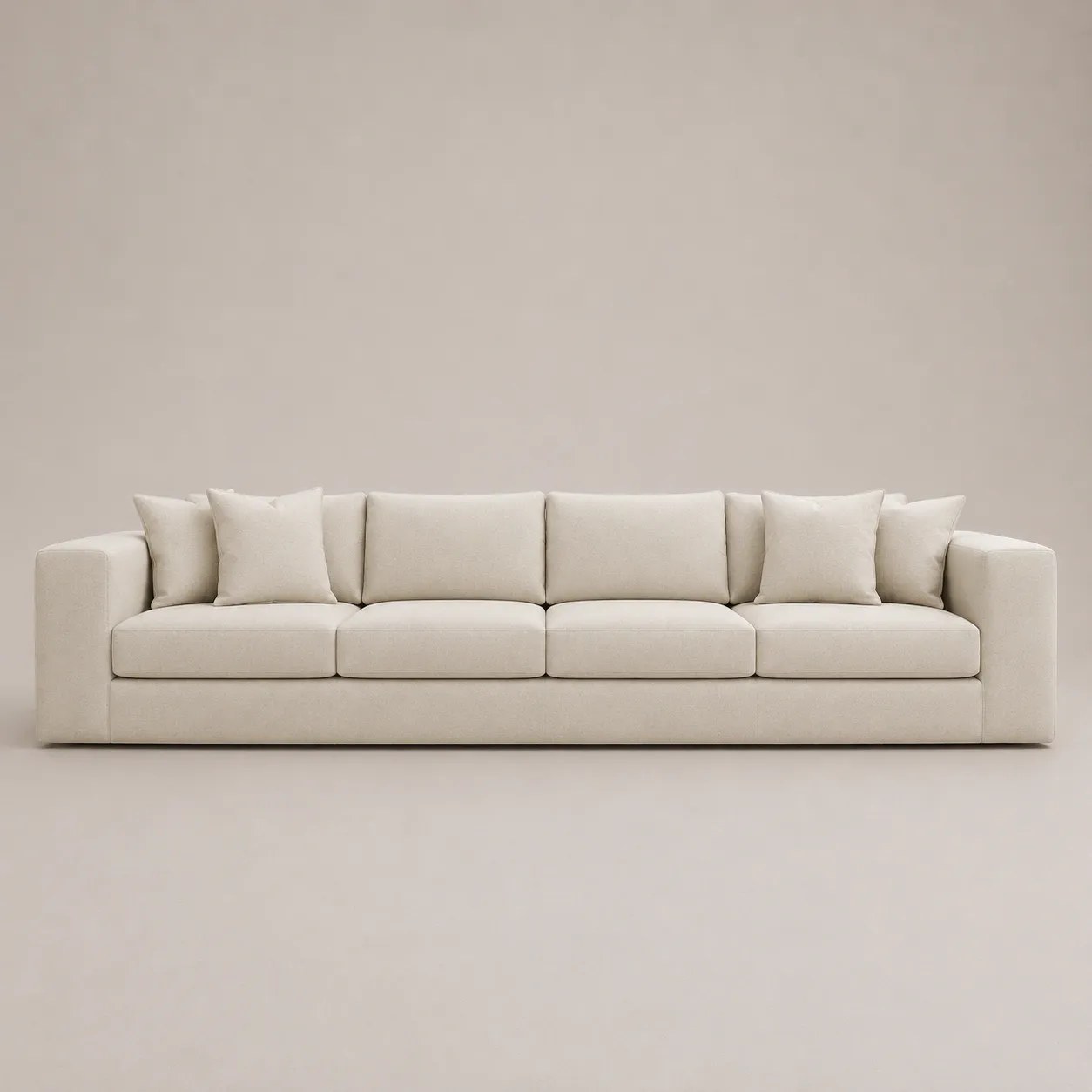 Calma Modern Sofa – Beige - Image 2