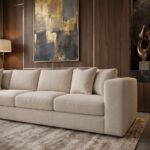 Calma Modern Sofa – Beige