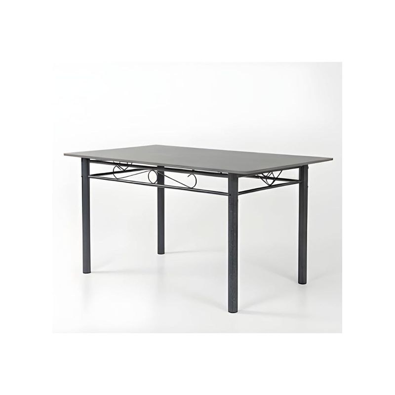 6 seater Rectangular Dining Set | Sturdy Kitchen Marbel Top Table with Pu Leather Chairs | Dining set 1+6 Seater for Home, Dining Room GREY - Image 5