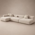 Arco Left Corner Sofa – Beige
