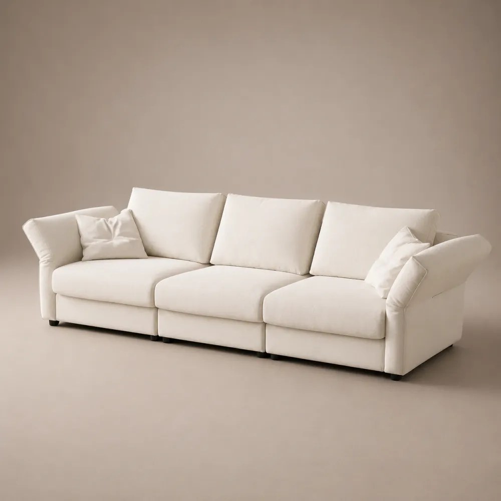 Solen 3-Seater Sofa – Beige