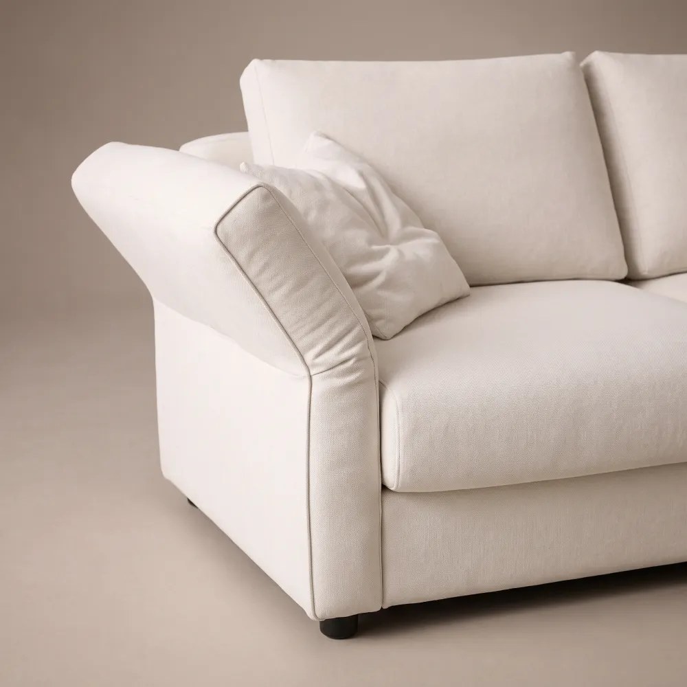 Solen 3-Seater Sofa – Beige - Image 3