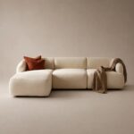 Elvan Left Corner Sofa – Beige