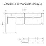 Veyra L-Shape Sofa – Beige
