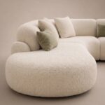 Duvel Curved Sofa – Beige