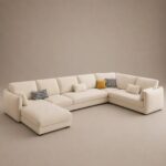 Casa Curved Sofa – Beige