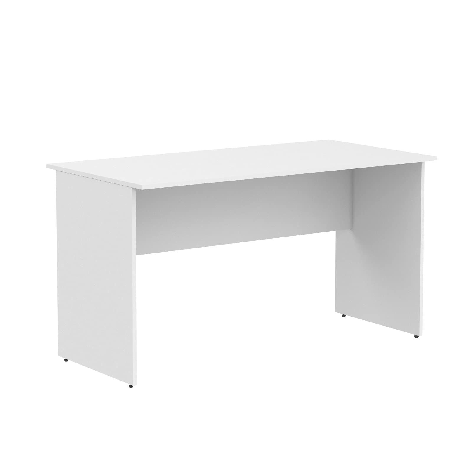 Skyland IMAGO Rectangular Office Desk, SP-3 Operative Workstation Table for Executive Home Office, Scratch-Resistant Laminate Worktop, White Finish, 1400 x 720 x 755 mm (Self Installation)