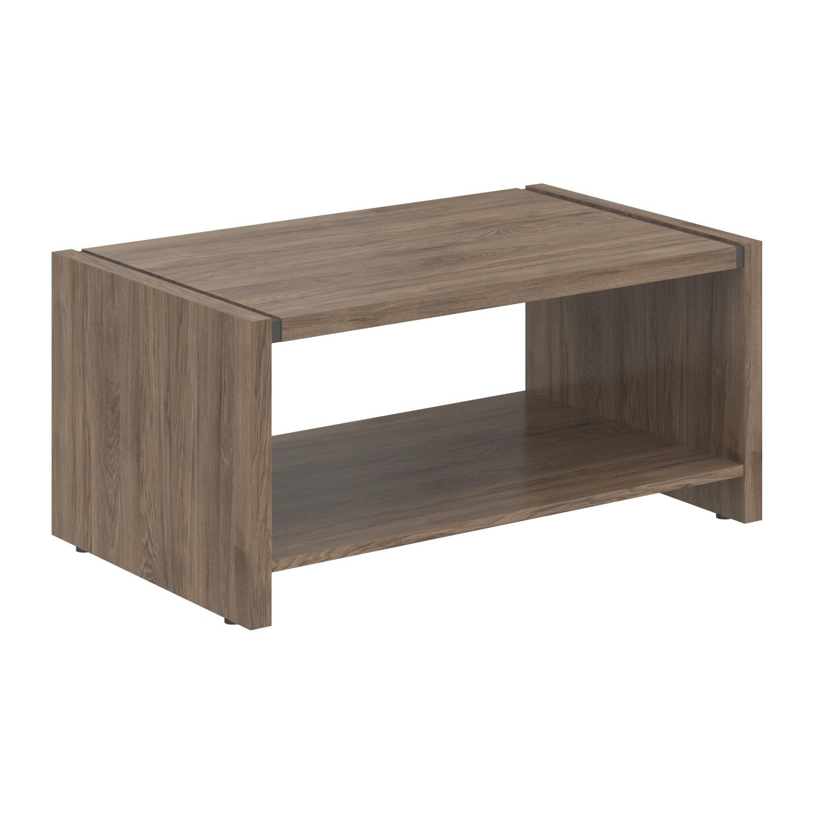 Skyland Morris Trend MCT 106 Coffee Table, Modern Living Room Center Table, Wood Construction, Kariya Palmyria/Anthracite Finish, 1000 x 600 x 470 mm (Self Installation)