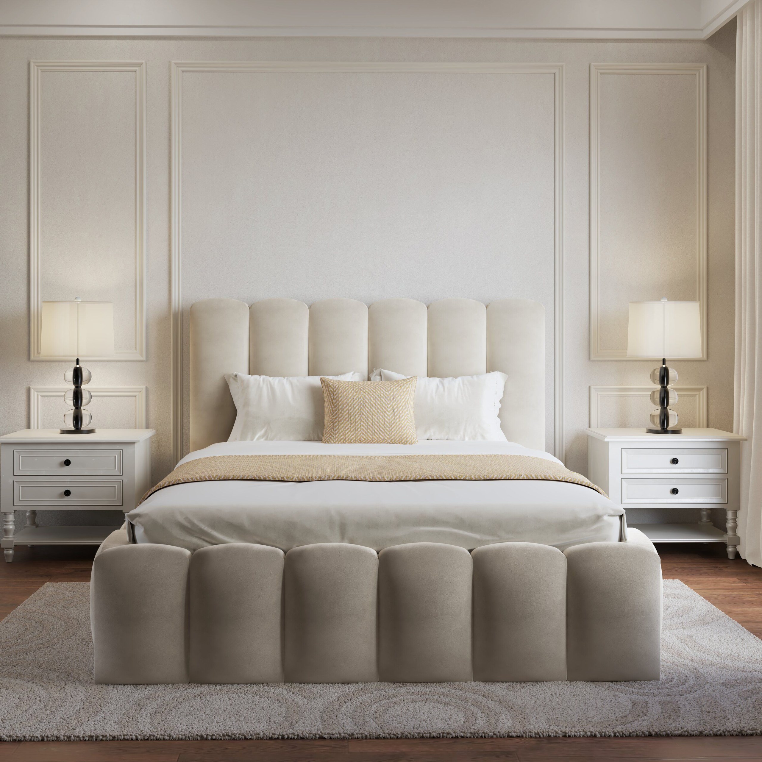 Ember-Bedframe Double Bed - W 140 x L 190 - Image 2