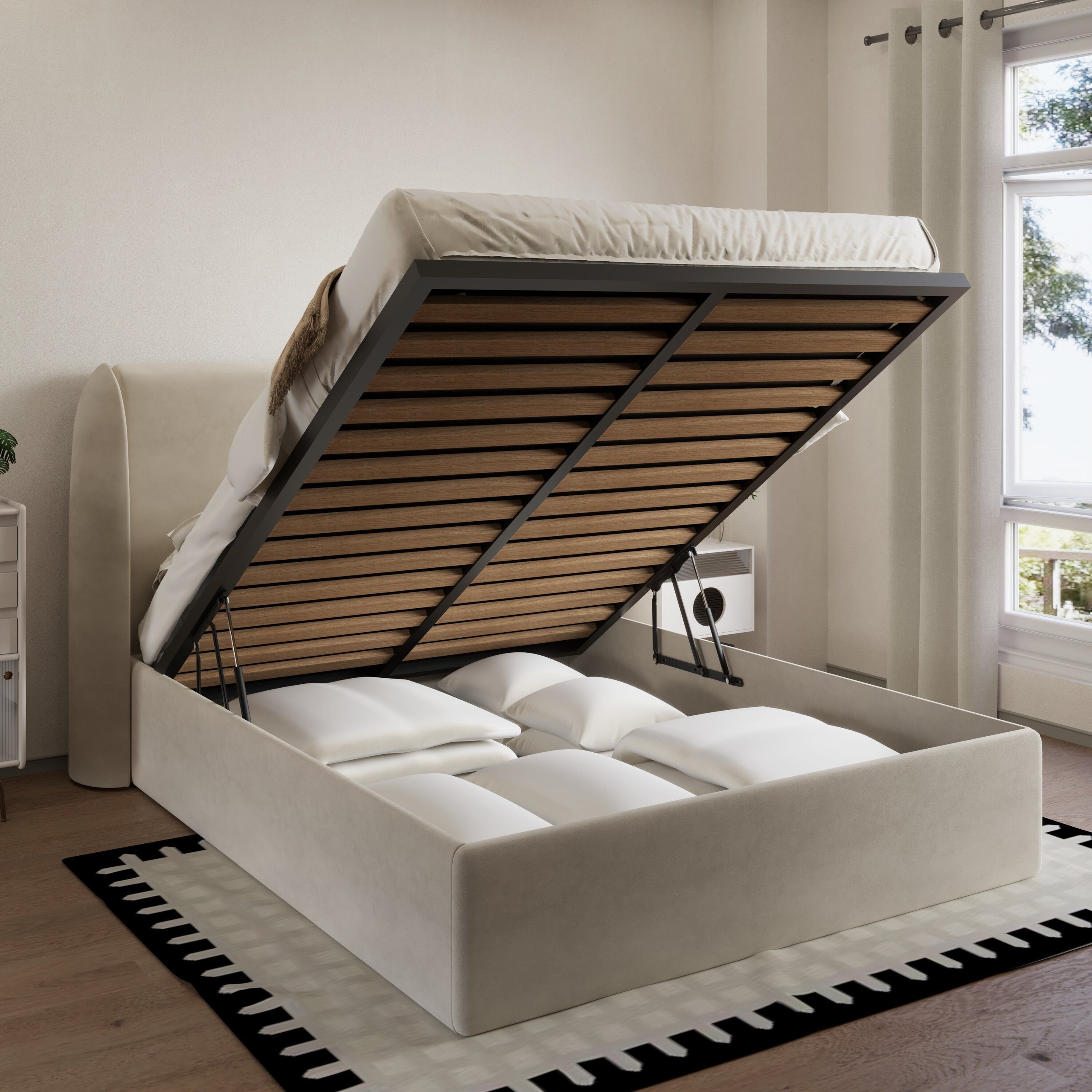 Silhouette-Bedframe Single Bed - W 90 x L 200 - Image 3
