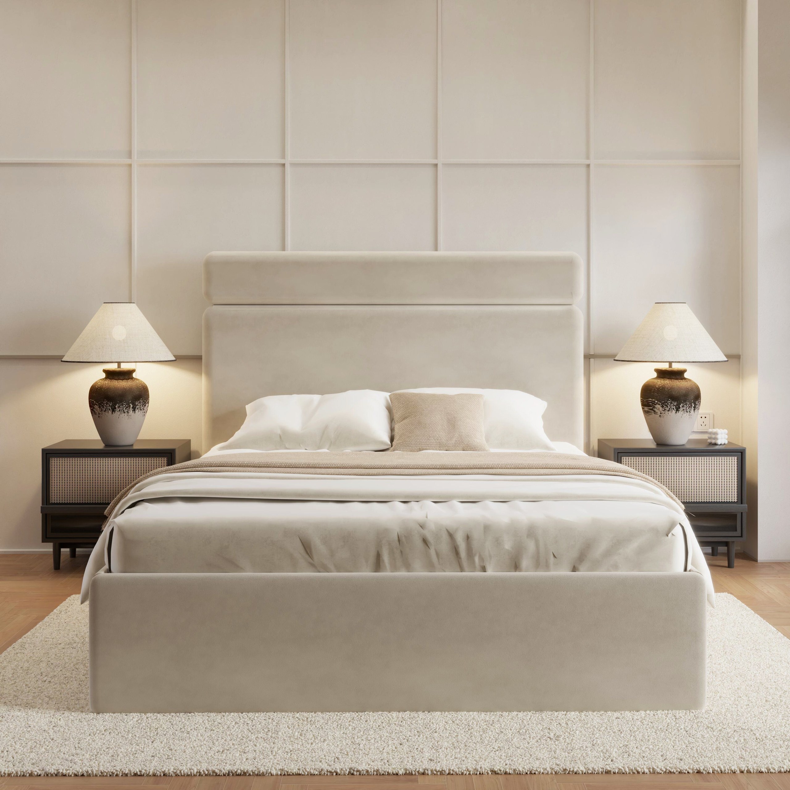 Horizon-Bedframe Double Bed - W 140 x L 200 - Image 2