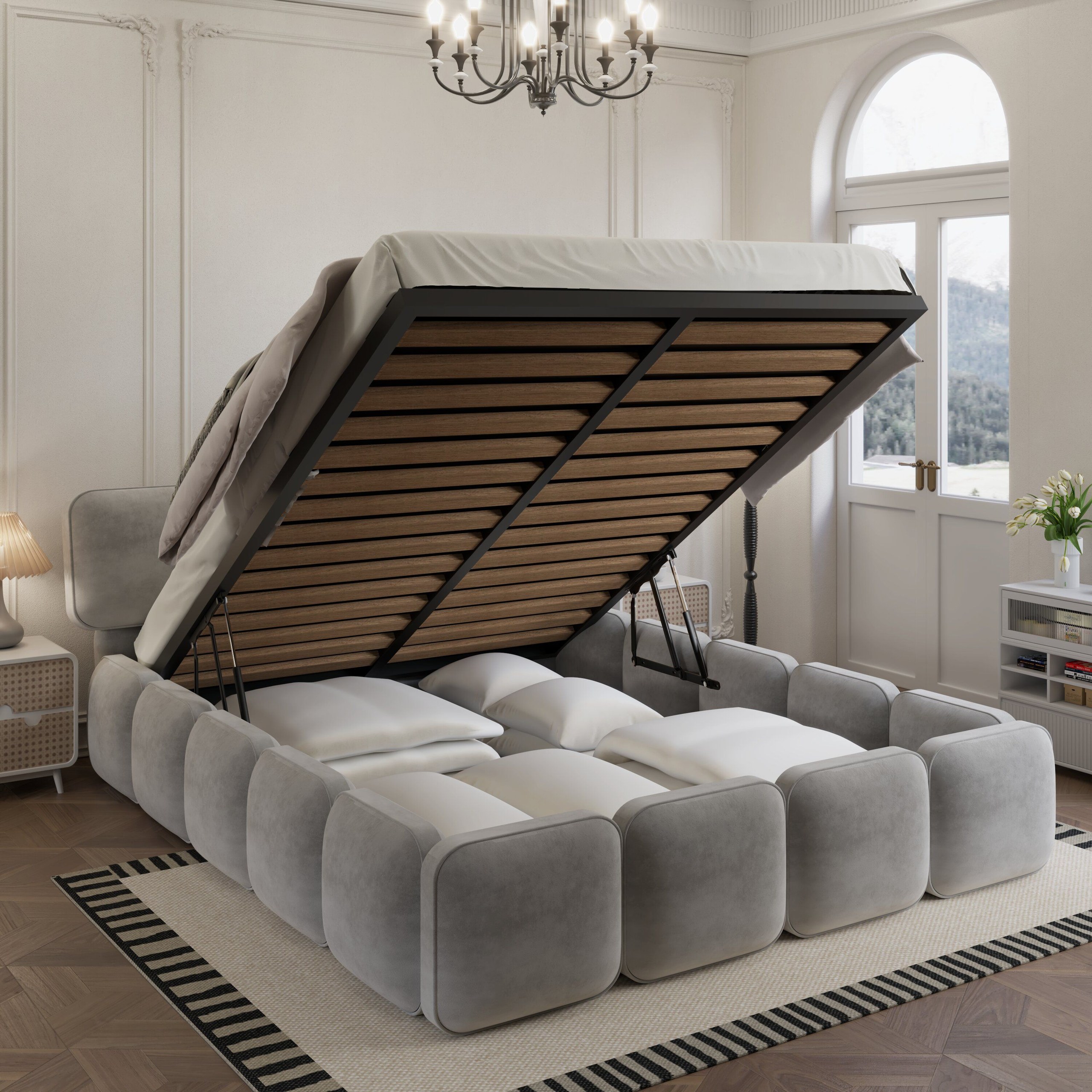 Royal-Bedframe Queen Bed - W 160 x L 190 - Image 3