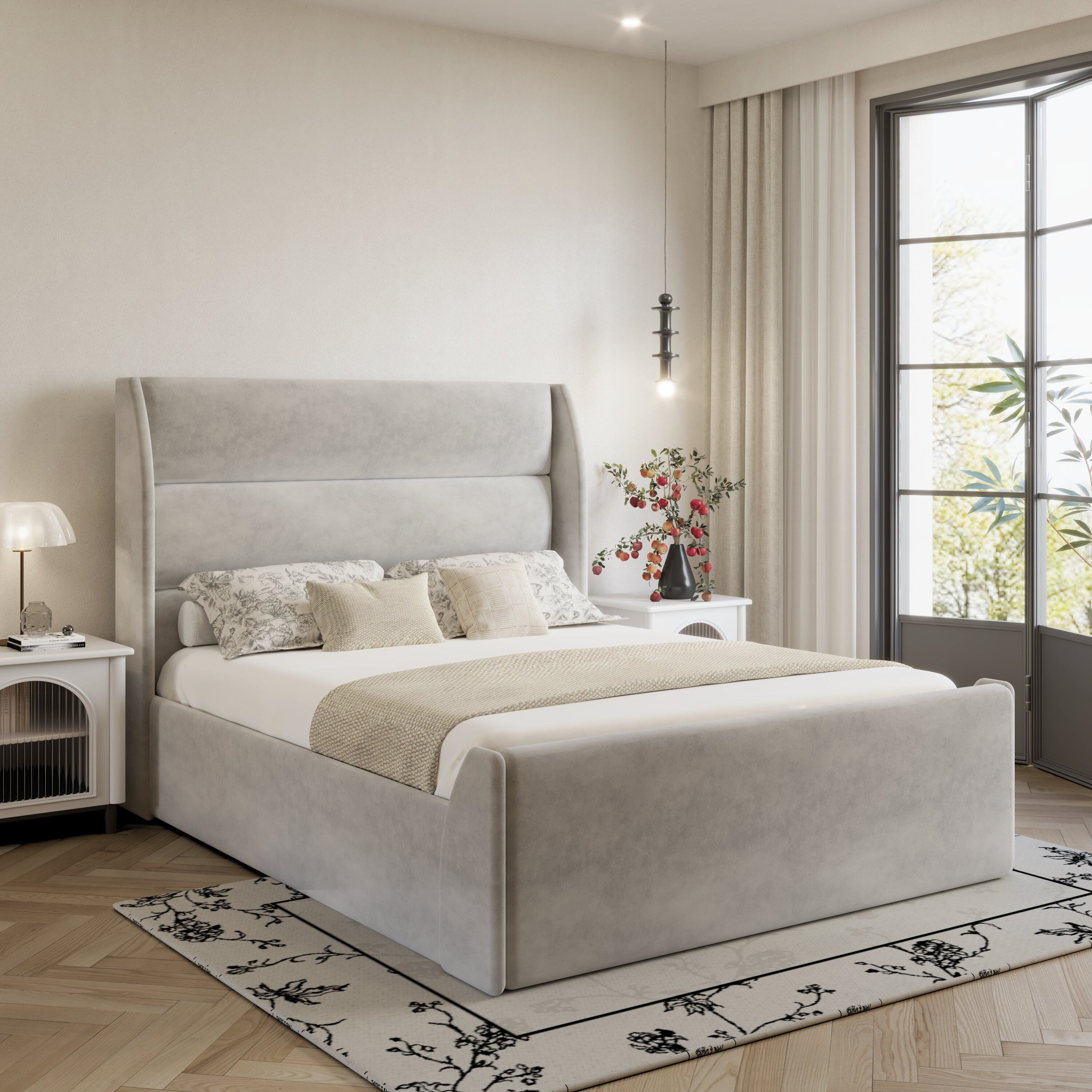 Majestic-Bedframe Queen Bed - W 160 x L 200