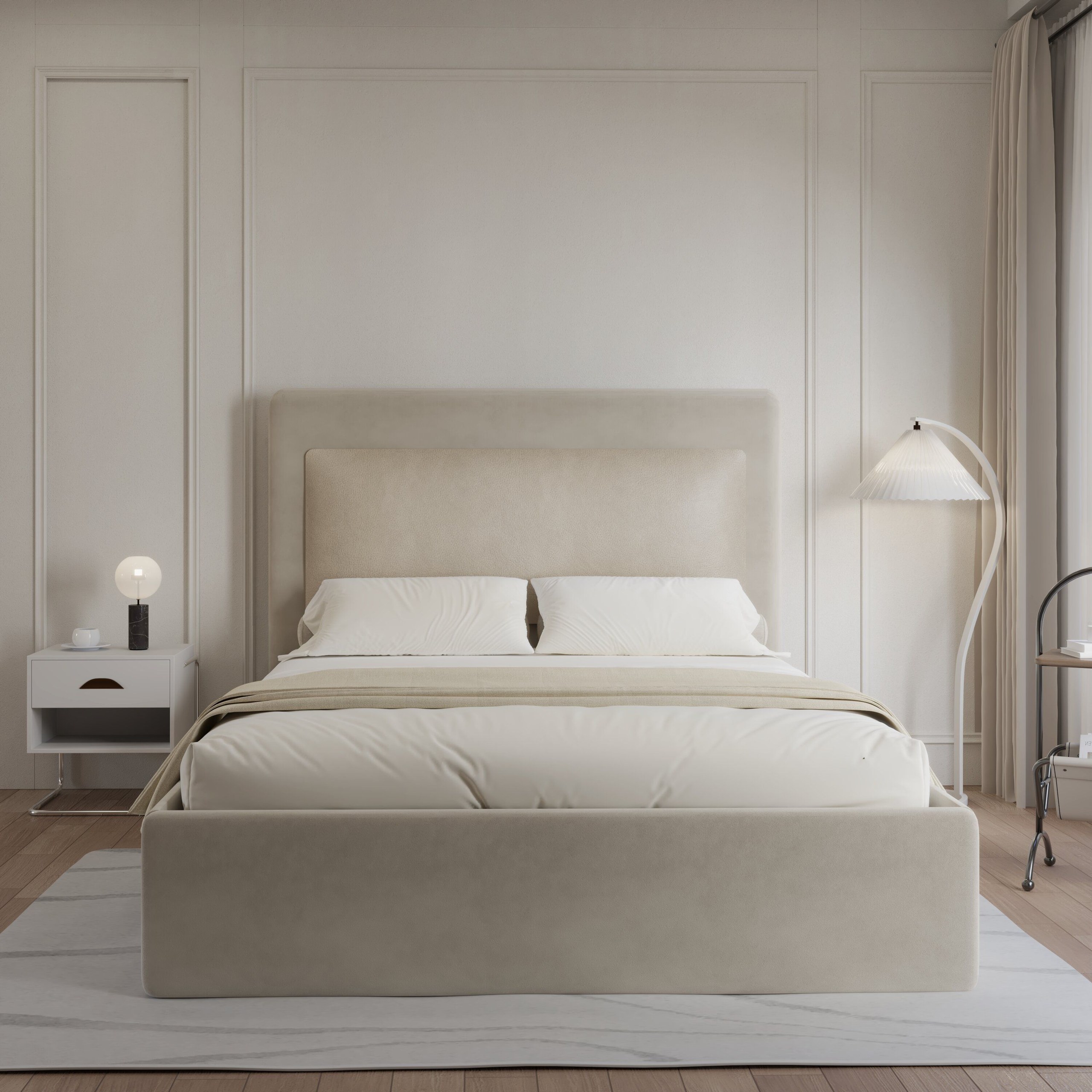 Signature-Bedframe Queen Bed - W 150 x L 200 - Image 2