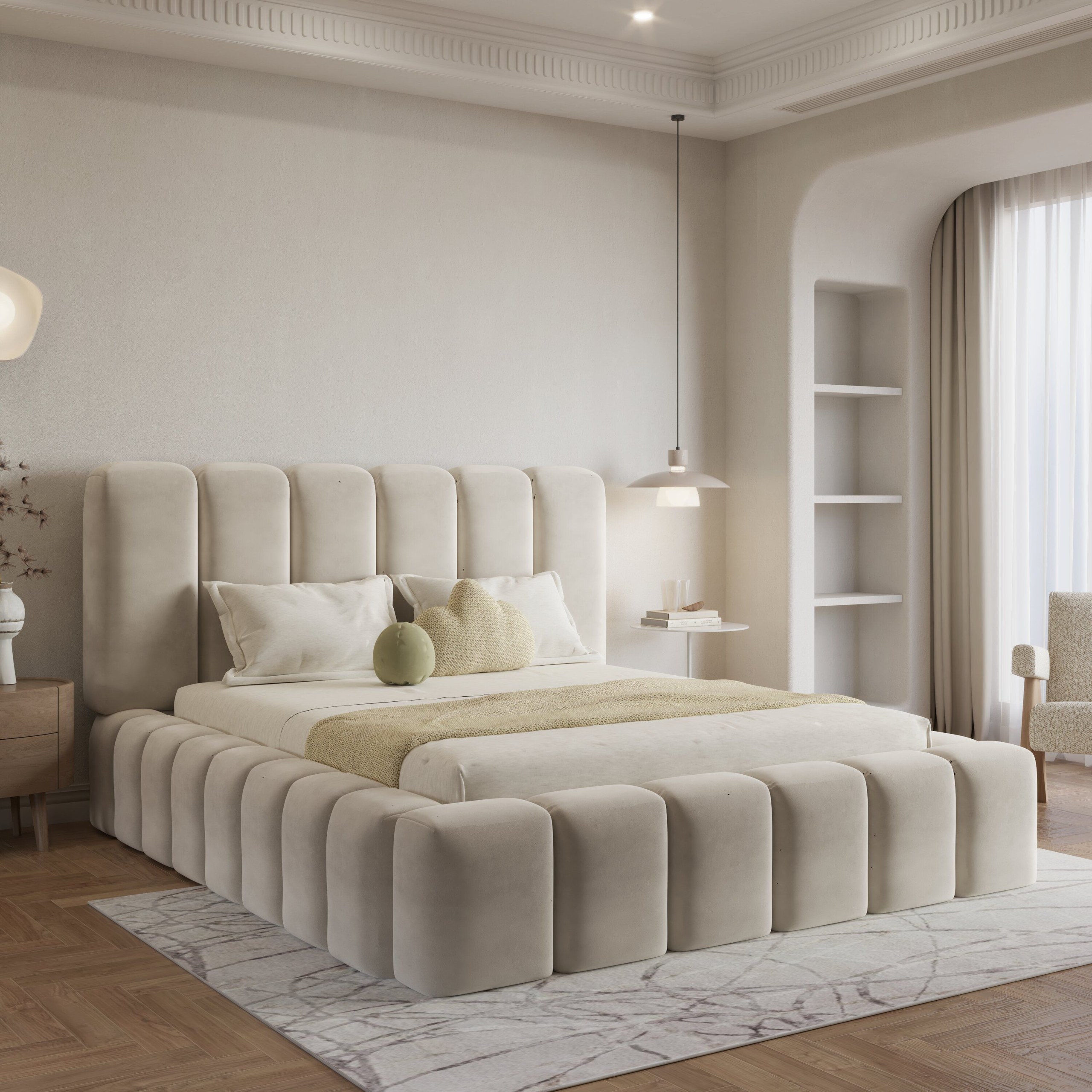 Haven-Bedframe Queen Bed - W 150 x L 200
