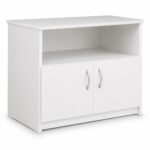 Skyland SIMPLE Credenza SCS 776, Modern Office Storage Cabinet with Shelves, Filing Organizer for Executive Workspace, White Finish, 774x600x712mm, 5-Year Warranty (Self Installation)