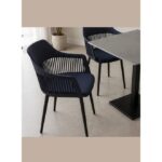 Modern 5-Piece Dining Set with Square Dining Table and 4 Chairs � Space-Saving Dining Furniture for Home, Kitchen, Caf� & Restaurant