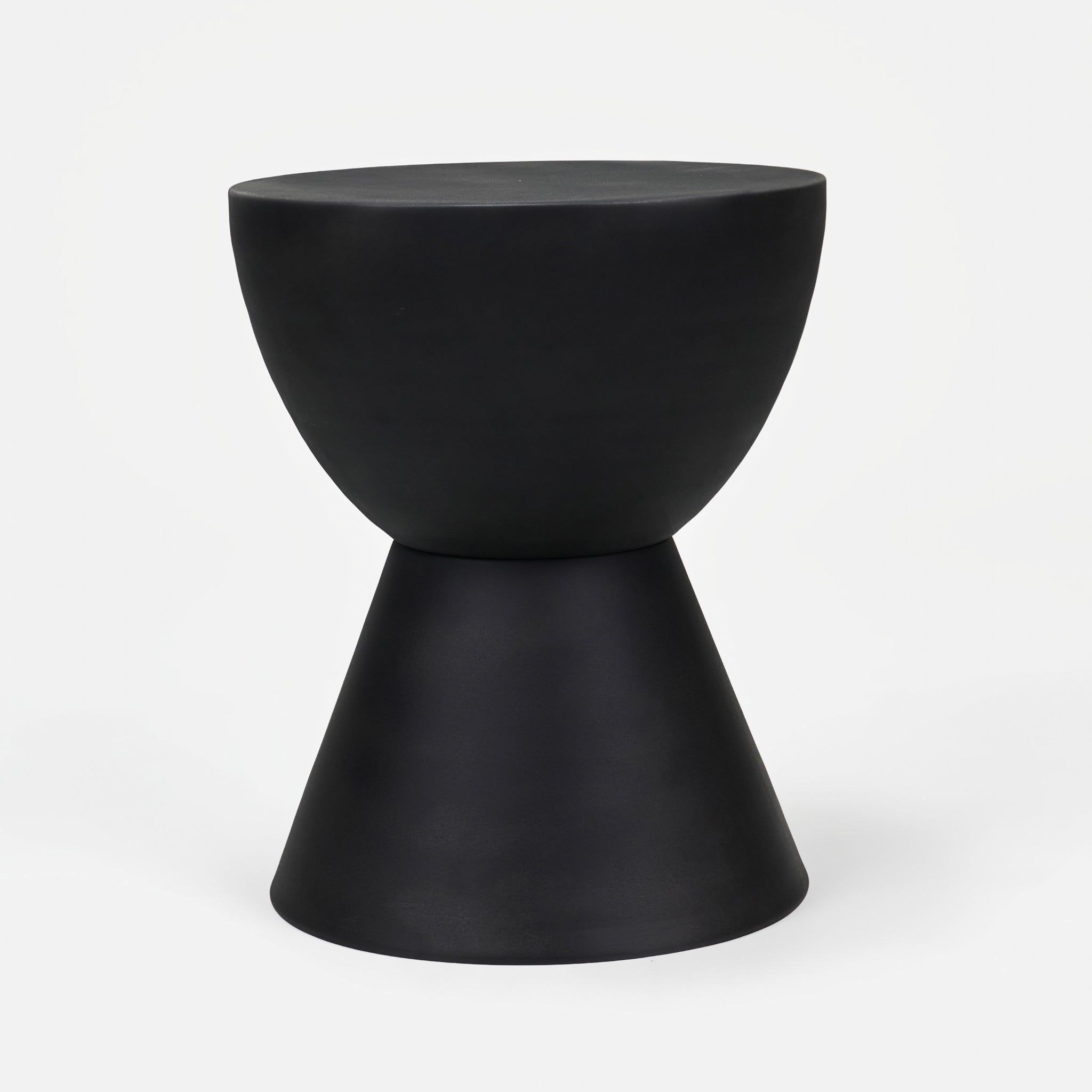 Barrel Metal Side Table - Black - Image 5